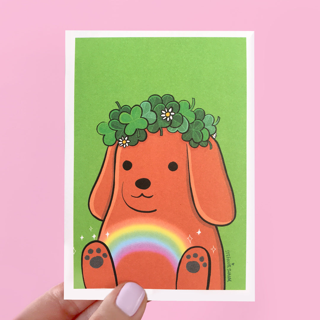 Lucky Puppy Card