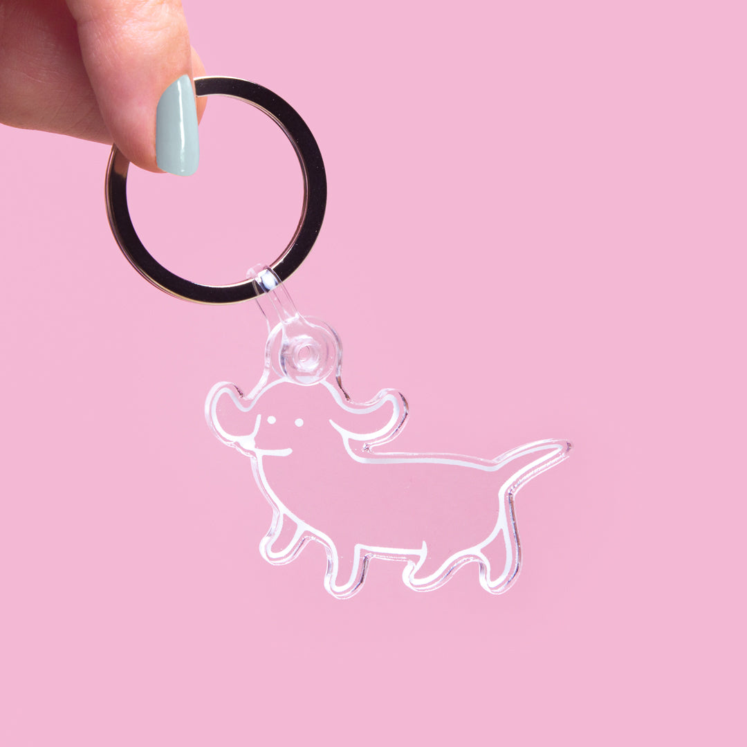 PinktownUSA Dog Keychain Clip