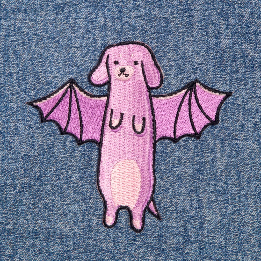 Spooky Bat Dog Patch