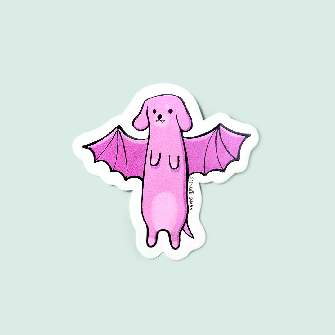Bat Dog Sticker