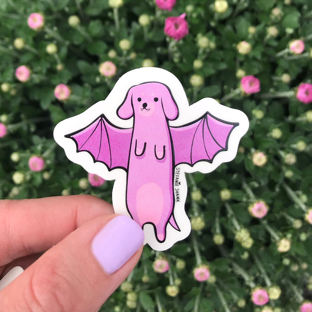Bat Dog Sticker